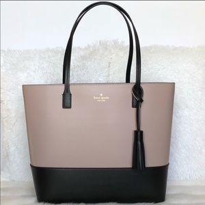 💜Kate Spade Two Tone Leather Tote